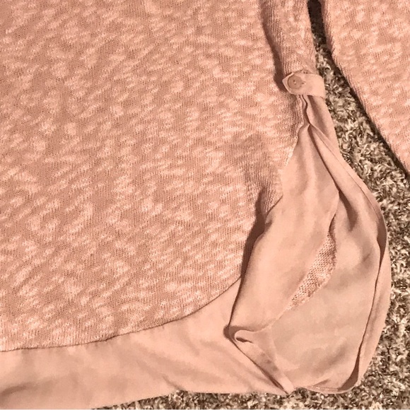 Anthropologie Deletta Blush Pink Lightweight Nubby Sweater - Picture 6 of 13